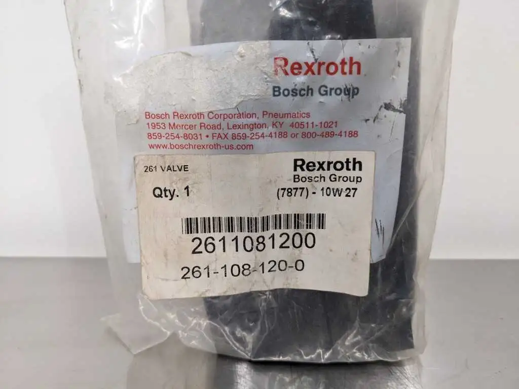 Rexroth 2611081200 Pneumatic Valve 24, VDC 2