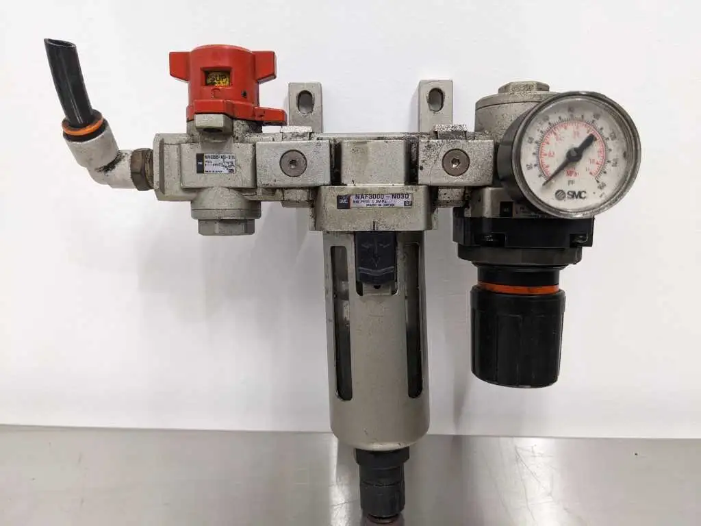 SMC NVHS3500-N03-X116 Pneumatic Lock-out-Tag-out Filter Regulator Combo NAF3000-N03D NAR3000-N03