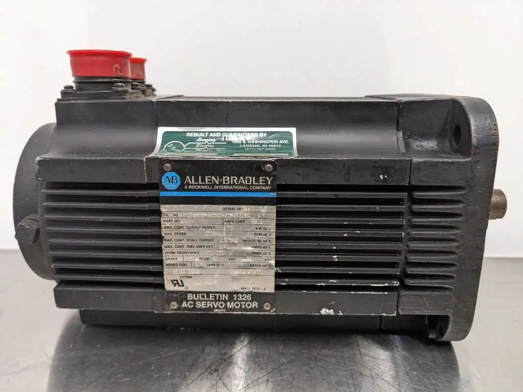 Allen-Bradley 1326AB-B505C-21-25208A Servo Motor 2000 RPM Rebuilt Lansing Electric Motors