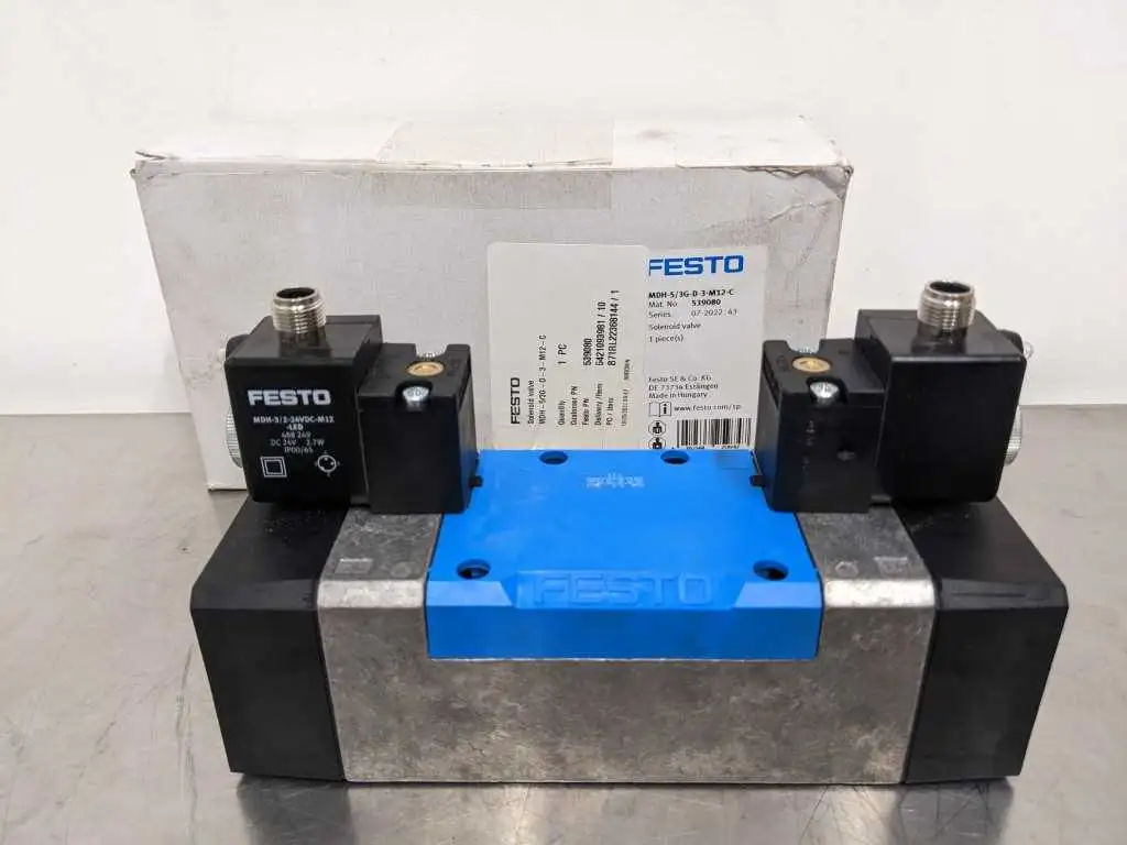 Festo MDH-5/3G-D-3-M12-C Solenoid Valve 539080