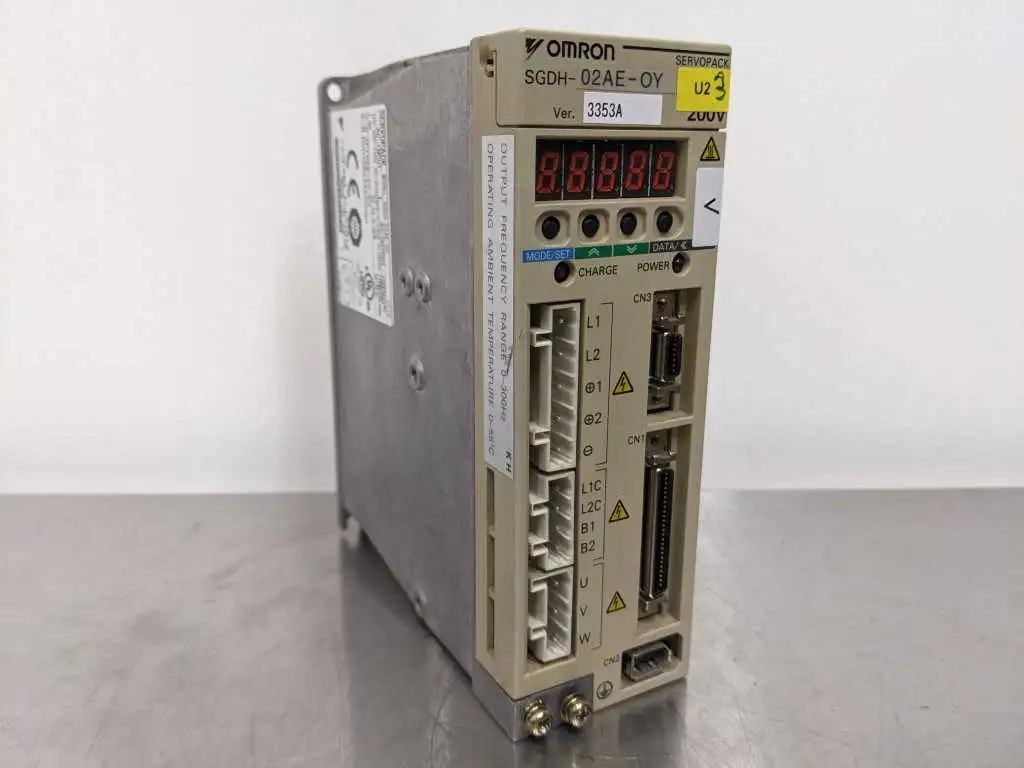 Yaskawa SGDH-02AE-OY Servo Drive 0.27HP Servopack Ver 3353A IP1X SGDH-02AE-0Y