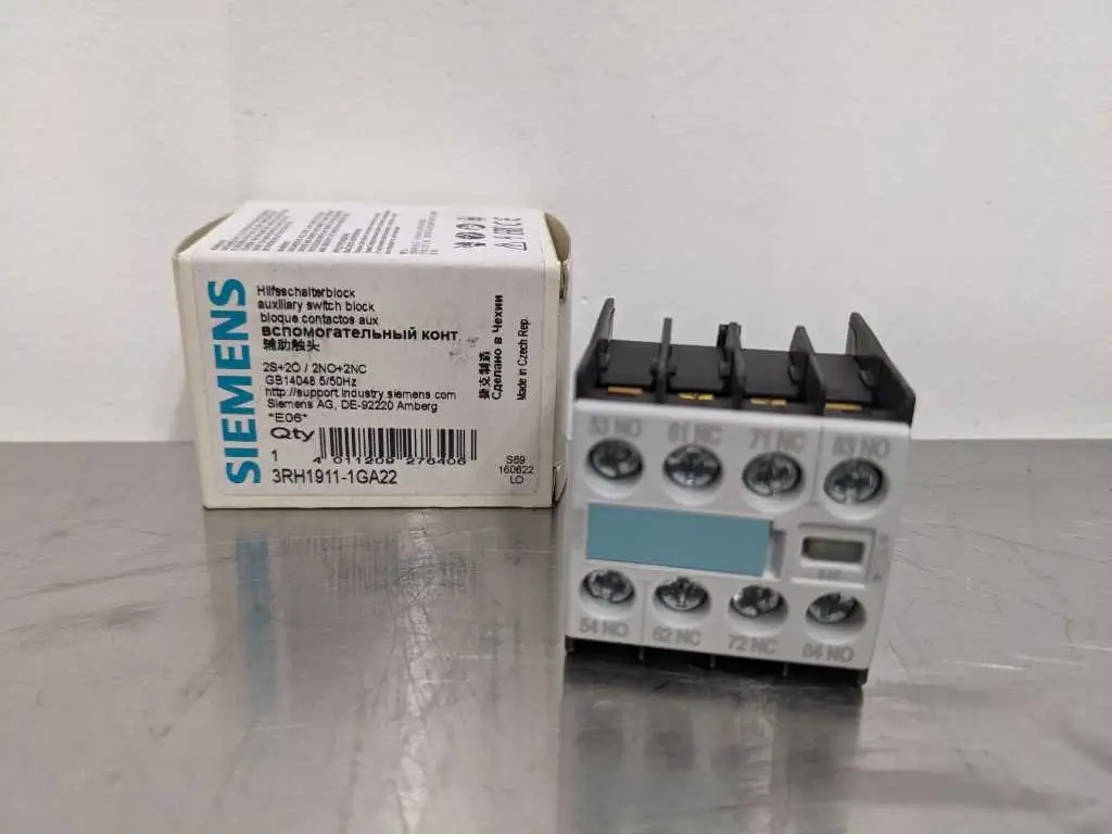 Siemens 3RH1911-1GA22 Auxiliary Switch Block