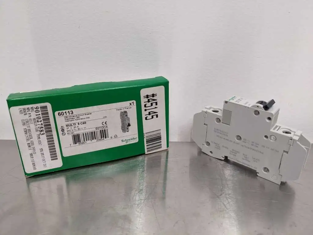 Schneider Electric 60113 Miniature Circuit Breaker C60 Multi 9 C60 1 Pole 20A