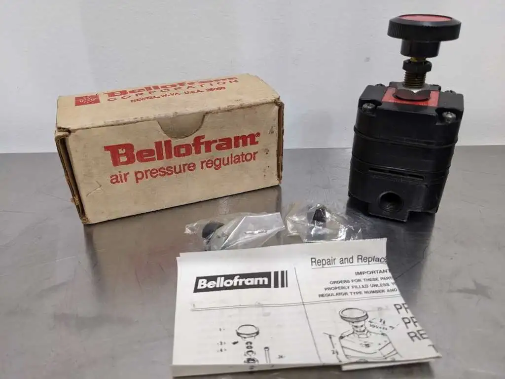 Bellofram Type 10-HR Air Pressure Regulator 2-120 PSI