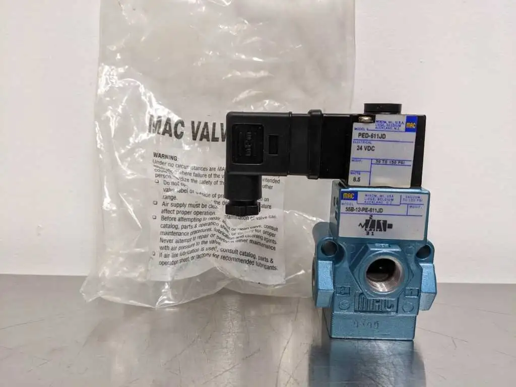 MAC 55B-12-PE-611JD Solenoid Valve with PED-611JD