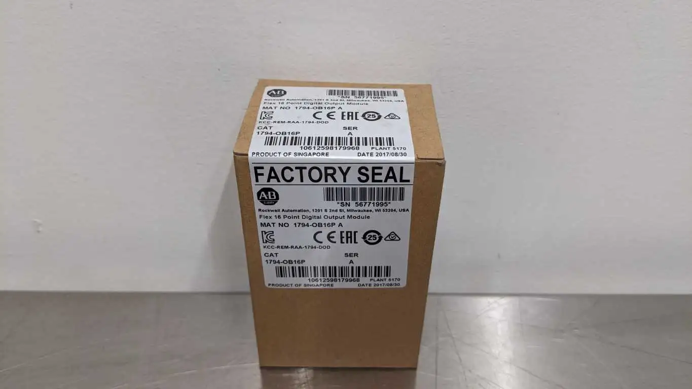 Allen-Bradley 1794-OB16P Flex 16 Point Digital Output Module KCC-REM-RAA-1794-DOD Factory Sealed