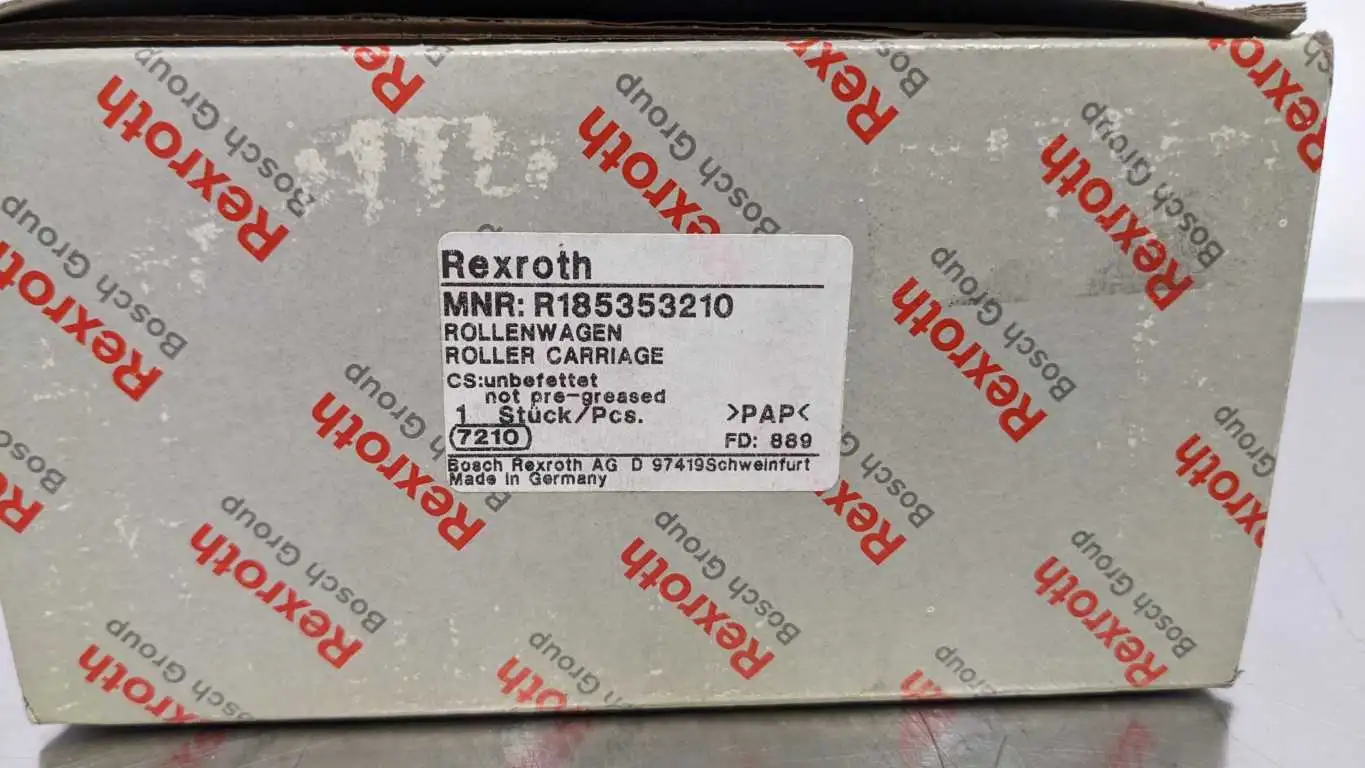 Rexroth R185353210 Rollenwagen Roller Carriage New in Box