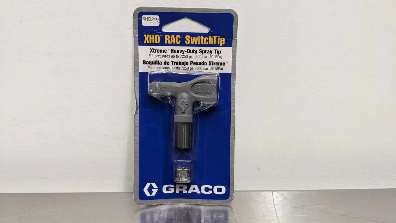 Graco XHD219 Xtreme Heavy-Duty Spray Tip 7250 PSI XHD RAC SwitchTip