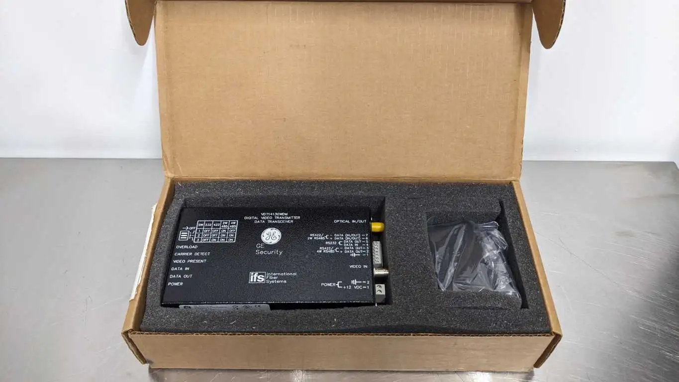 General Electric VDT14130WDM Digital Video Transmitter Data Transceiver New in Box