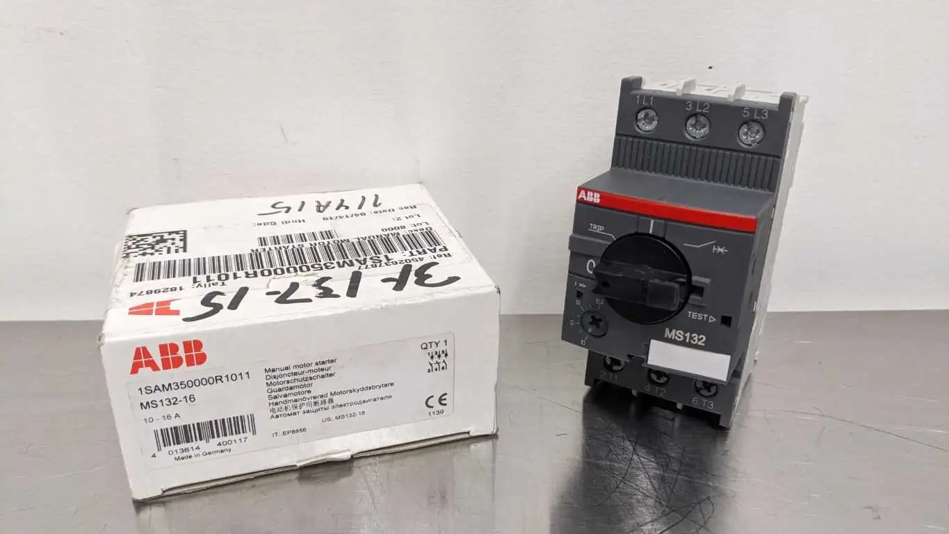 ABB 1SAM350000R1011 Manual Motor Starter Circuit Breaker MS132-16