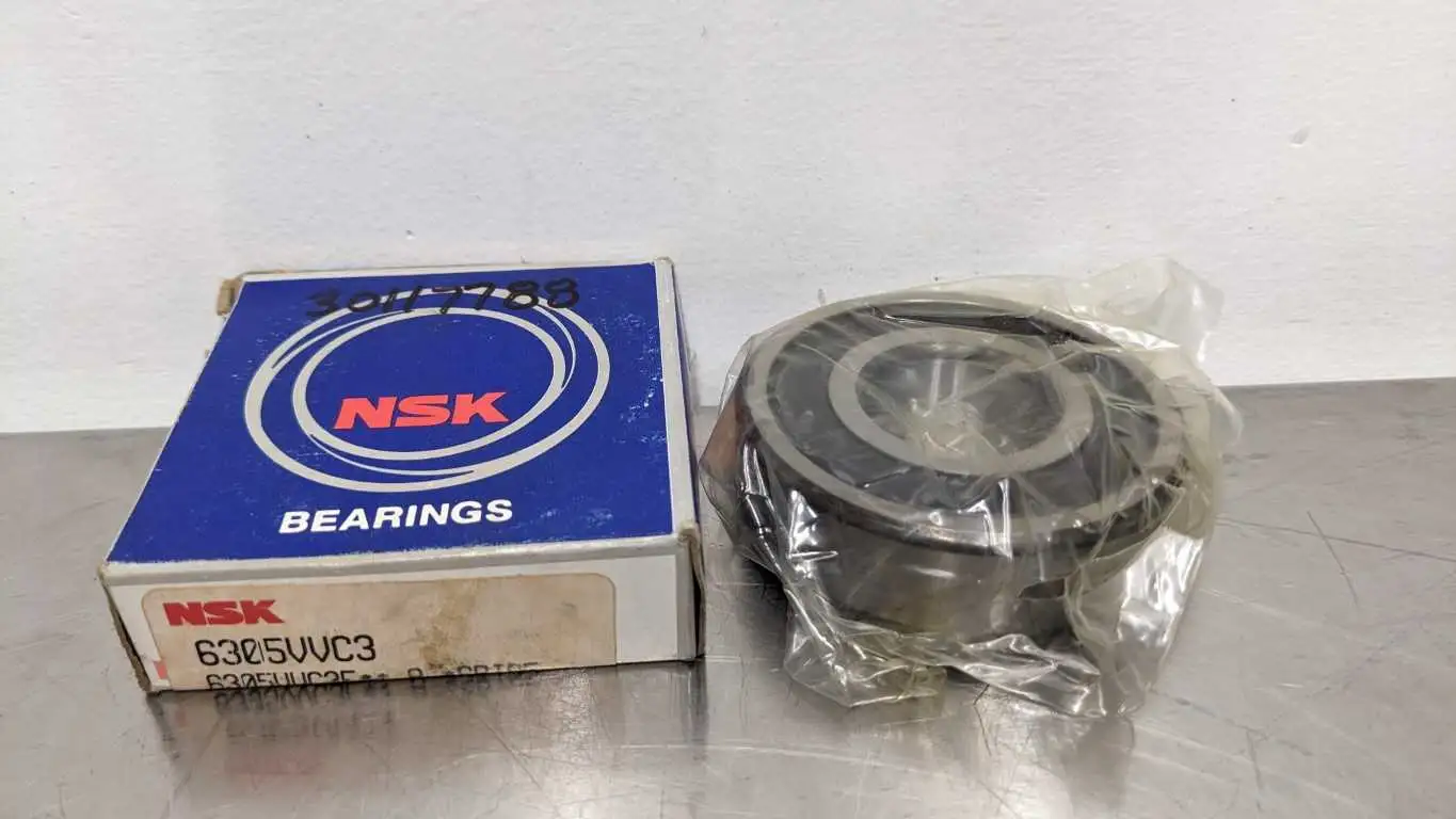 NSK 6305VVC3 Deep Groove Ball Bearing 25mm ID 62mm OD 17mm Wide 6305VVC3E