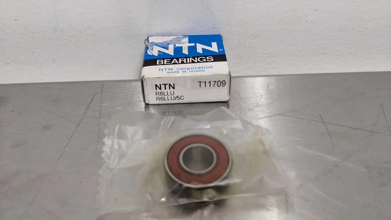 NTN R6LLU Single Row Radial Ball Bearing 0.3750″ ID 0.8750″ OD 0.2812″ Wide /5C