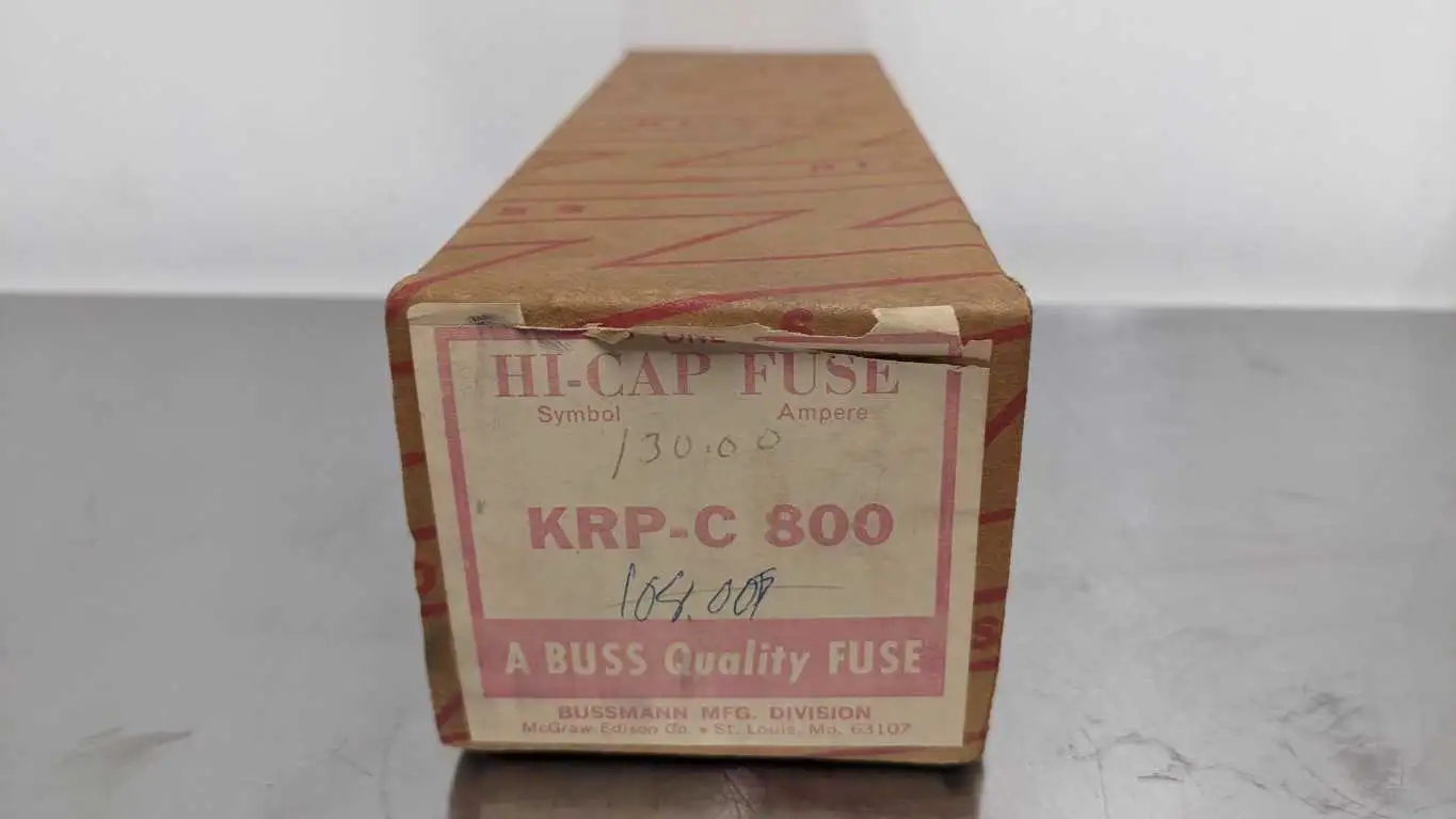 Bussmann KRP-C 800 HI-CAP Fuse 800 Amp Low-Peak Factory Sealed Box