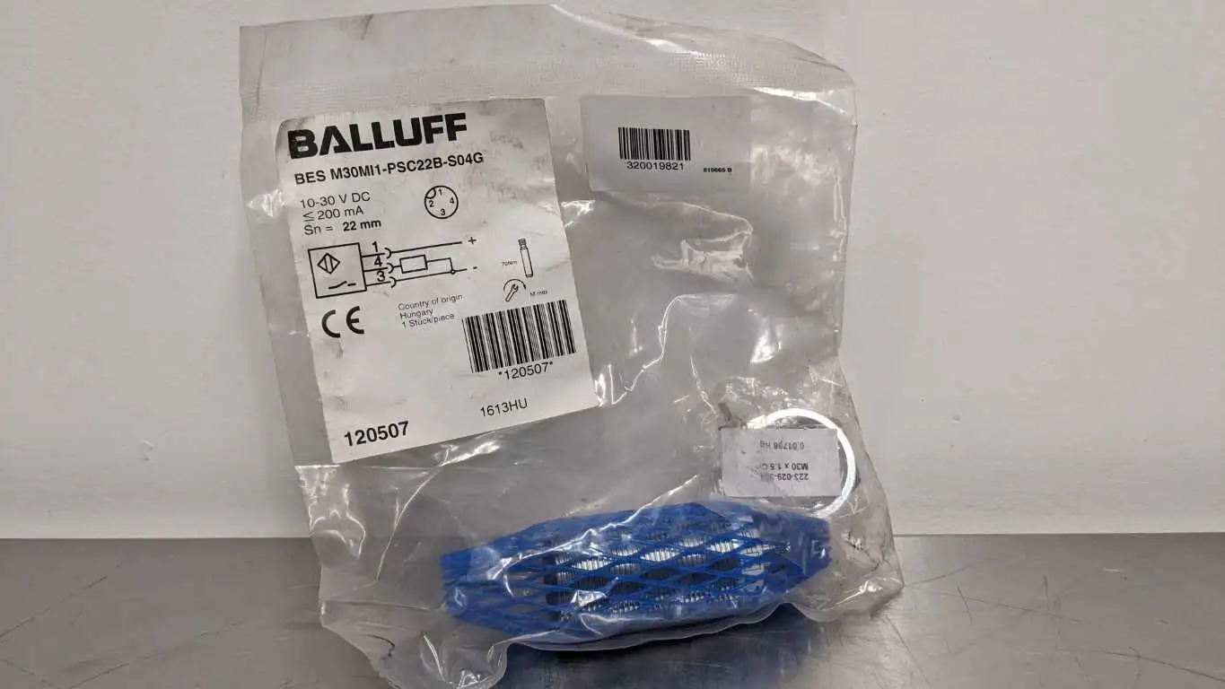 Balluff BES M30MI1-PSC22B-S04G Inductive Proximity Sensor 22mm 120507 1613HU