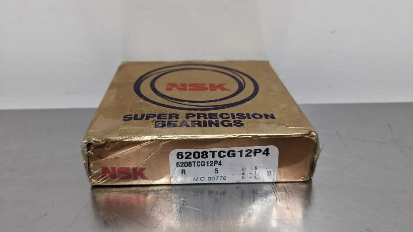 NSK 6208TCG12P4 Deep Groove Ball Bearing 40mm ID x 80mm OD x 18mm Wide Super Precision