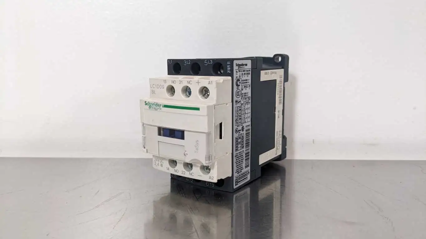 Schneider Electric LC1D09BL Contactor 9A 230/400/500/690 VAC 9A 24V Coil