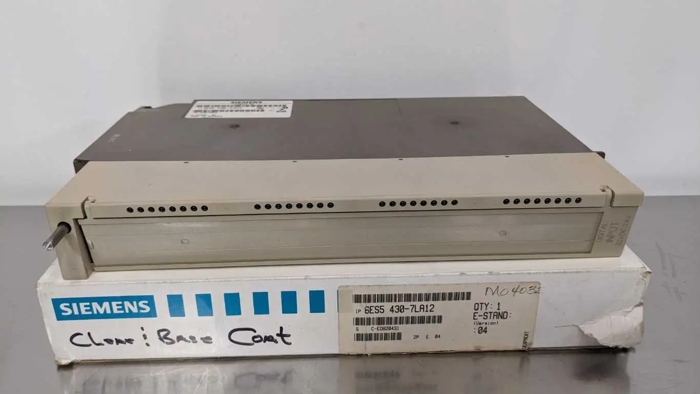 Siemens 6ES5 430-7LA12 Digital Input Module 32x24VDC Simatic S5