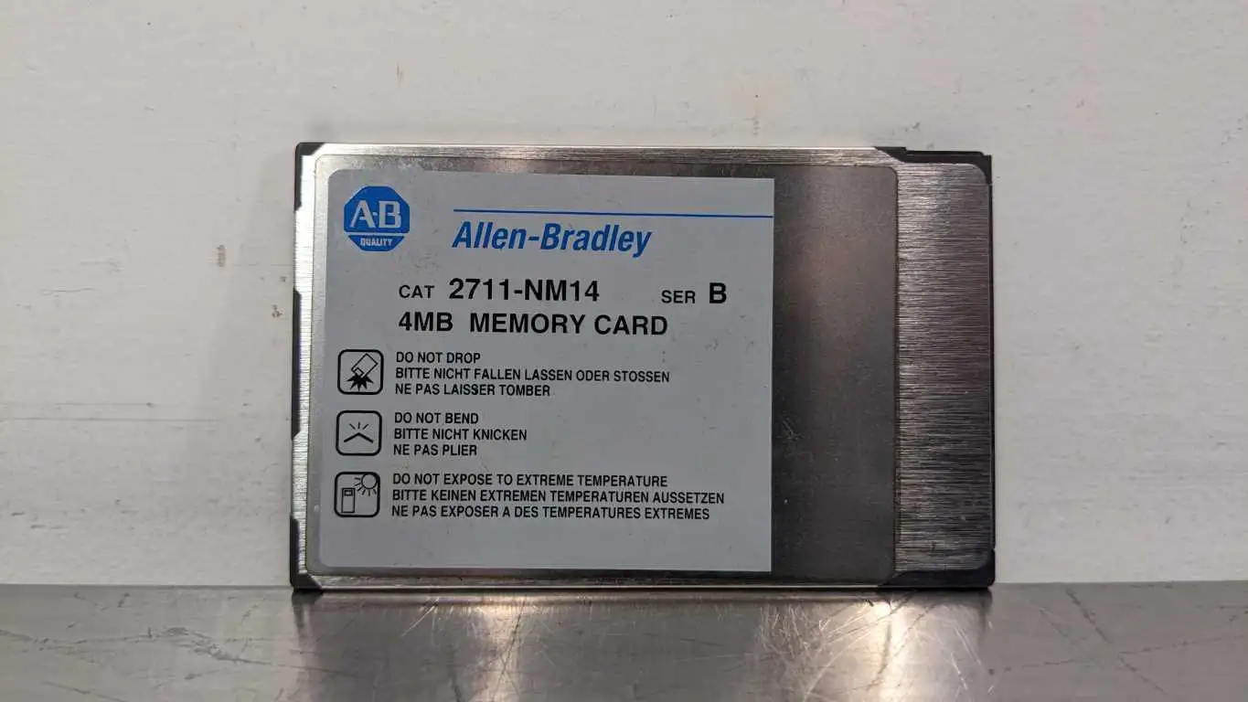 Allen-Bradley 2711-NM14 Memory Card Ser B 4MB