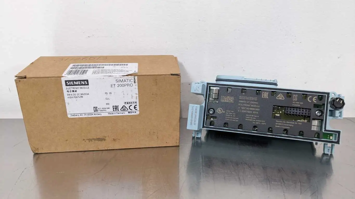 Siemens 6ES7 142-4BD00-0AB0 Electronic Module 24VDC SIMATIC ET 200PRO