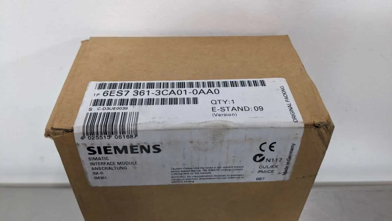 Siemens 6ES7 361-3CA01-0AA0 Interface Module SIMATIC