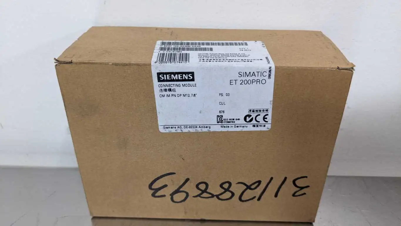 Siemens 6ES7 194-4AN00-0AA0 Connecting Module CM IM PN DP M12 7/8″ SIMATIC ET 200PRO