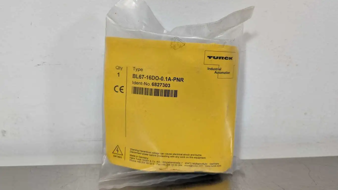 Turck BL67-16DO-0.1A-PNR Electronic Module 68273003 16 Digital Outputs