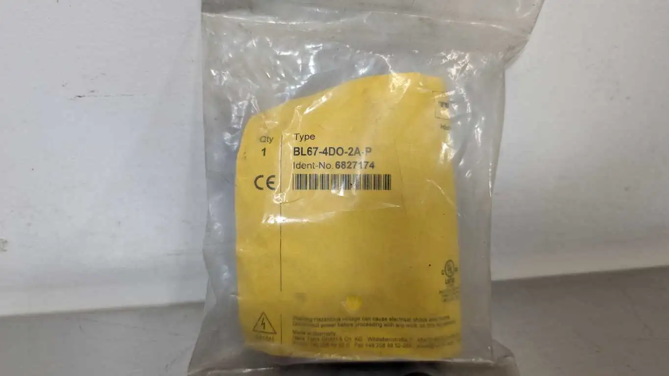 Turck BL67-4DO-2A-P Electronic Module 6827174 4 Digital Outputs BL67-4D0-2A-P