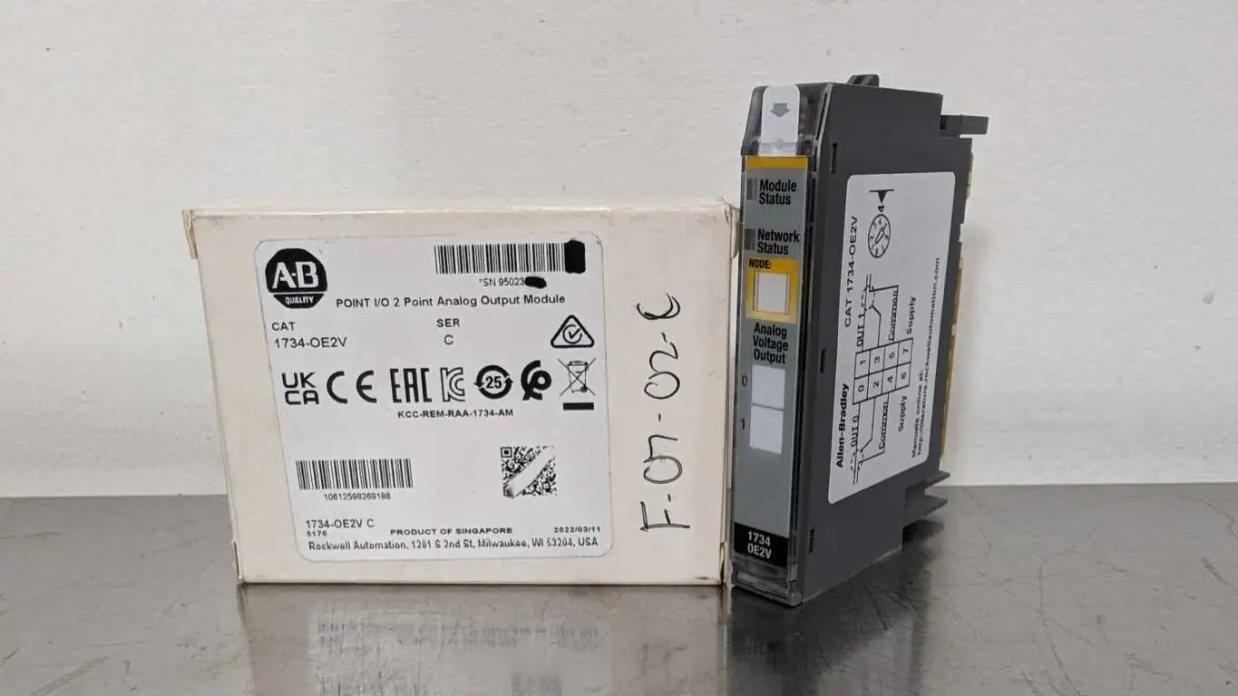 Allen-Bradley 1734-OE2V Point I/O 2 Point Analog Output Module Ser C