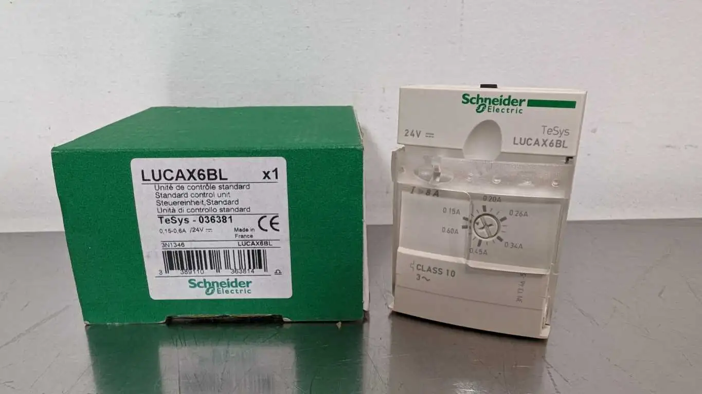 Schneider Electric LUCAX6BL Standard Control Unit 0.15-0.6A 24VDC