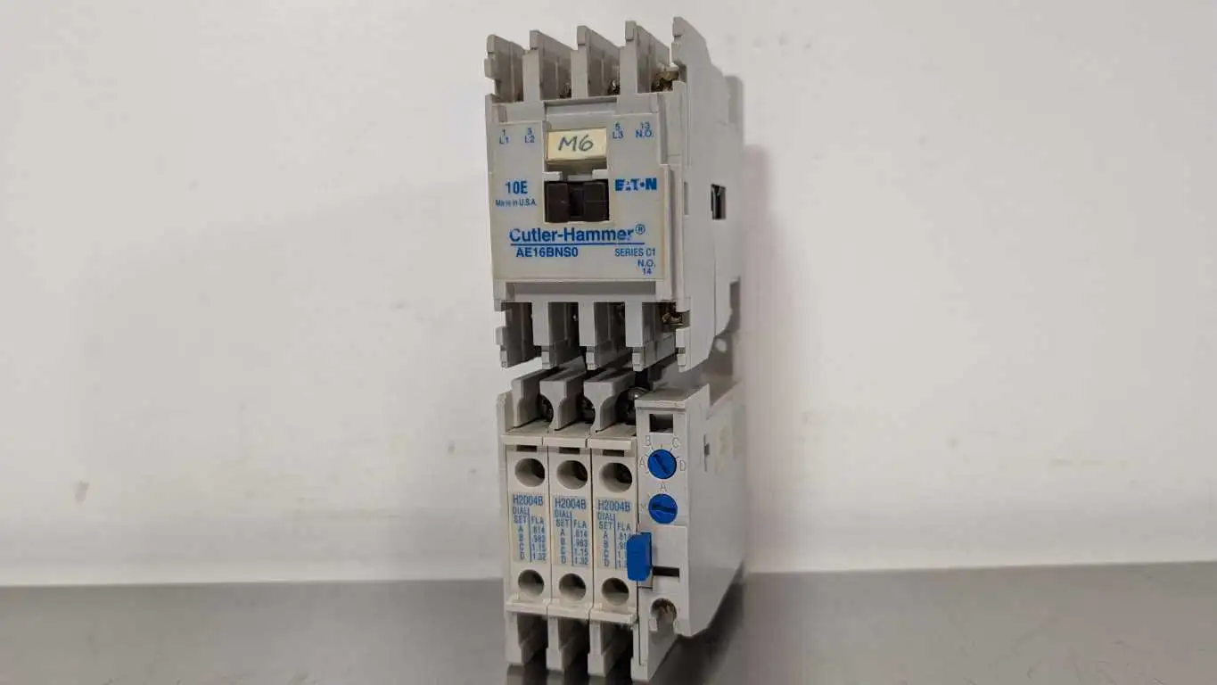 Cutler-Hammer AE16BNS0 Contactor and Overload Relay C306DN3 110/120V Coil Eaton