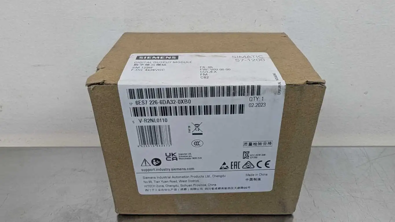 Siemens 6ES7 226-6DA32-0XB0 Digital Output Module SIMATIC S7-1200 Factory Sealed