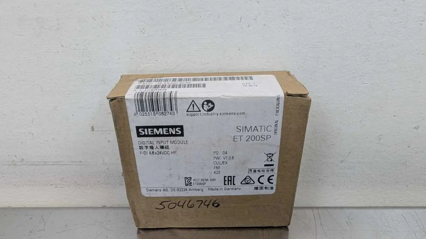 Siemens 6ES7 136-6BA00-0CA0 Digital Input Module 8 Point 24VDC