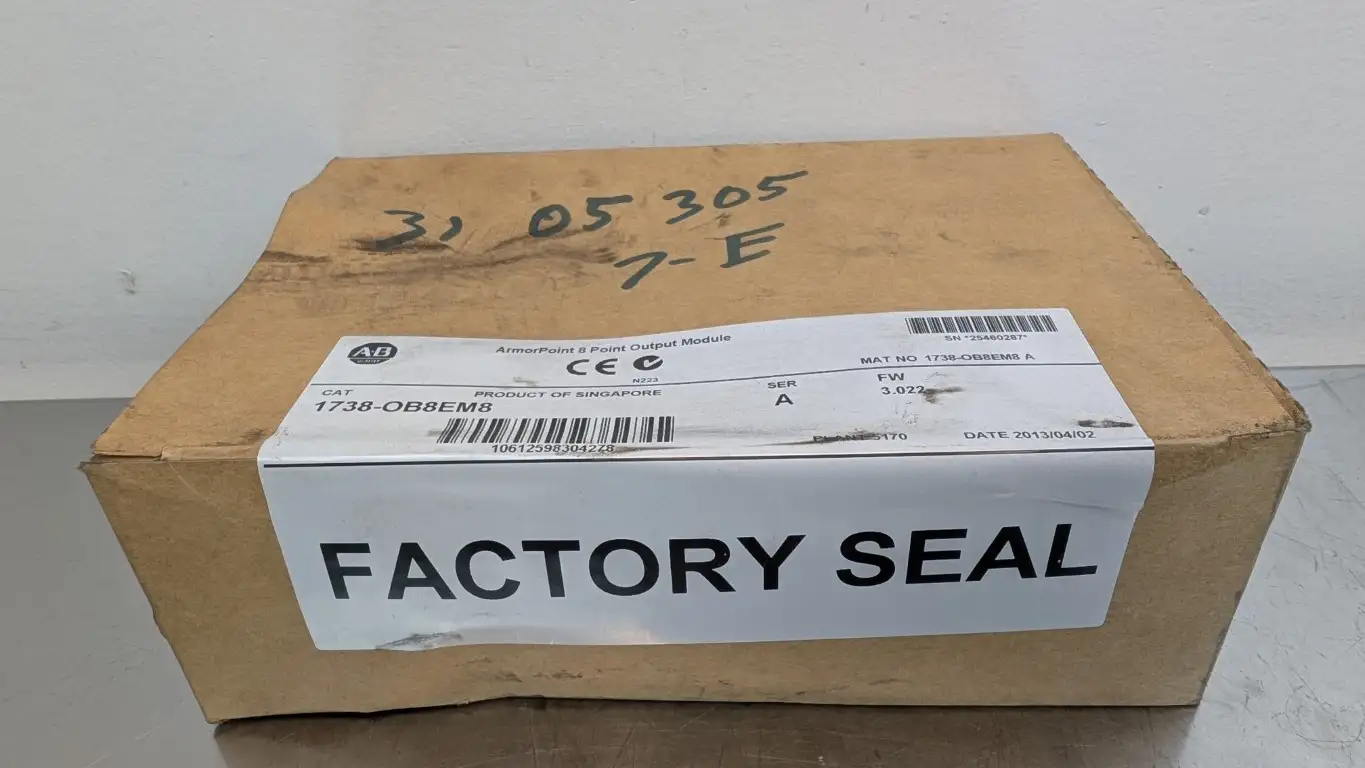 Allen-Bradley 1738-OB8EM8 ArmorPoint Output Module Ser A FRM 3.022 8-Point