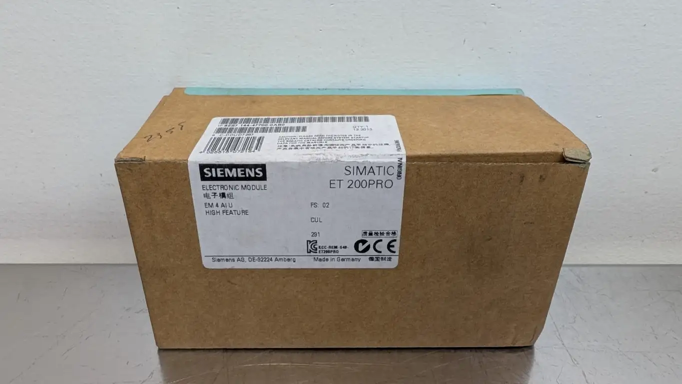 Siemens 6ES7 144-4FF00-0AB0 Electronic Module High Feature SIMATIC ET 200PRO