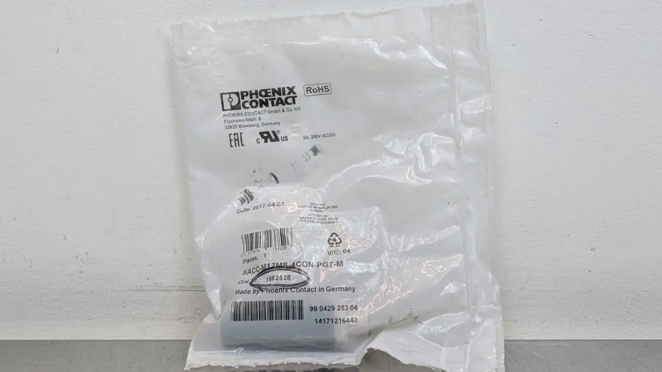 Phoenix Contact SACC-M12MS-4CON-PG7-M 4-Position Connector 1662528 4-Pin