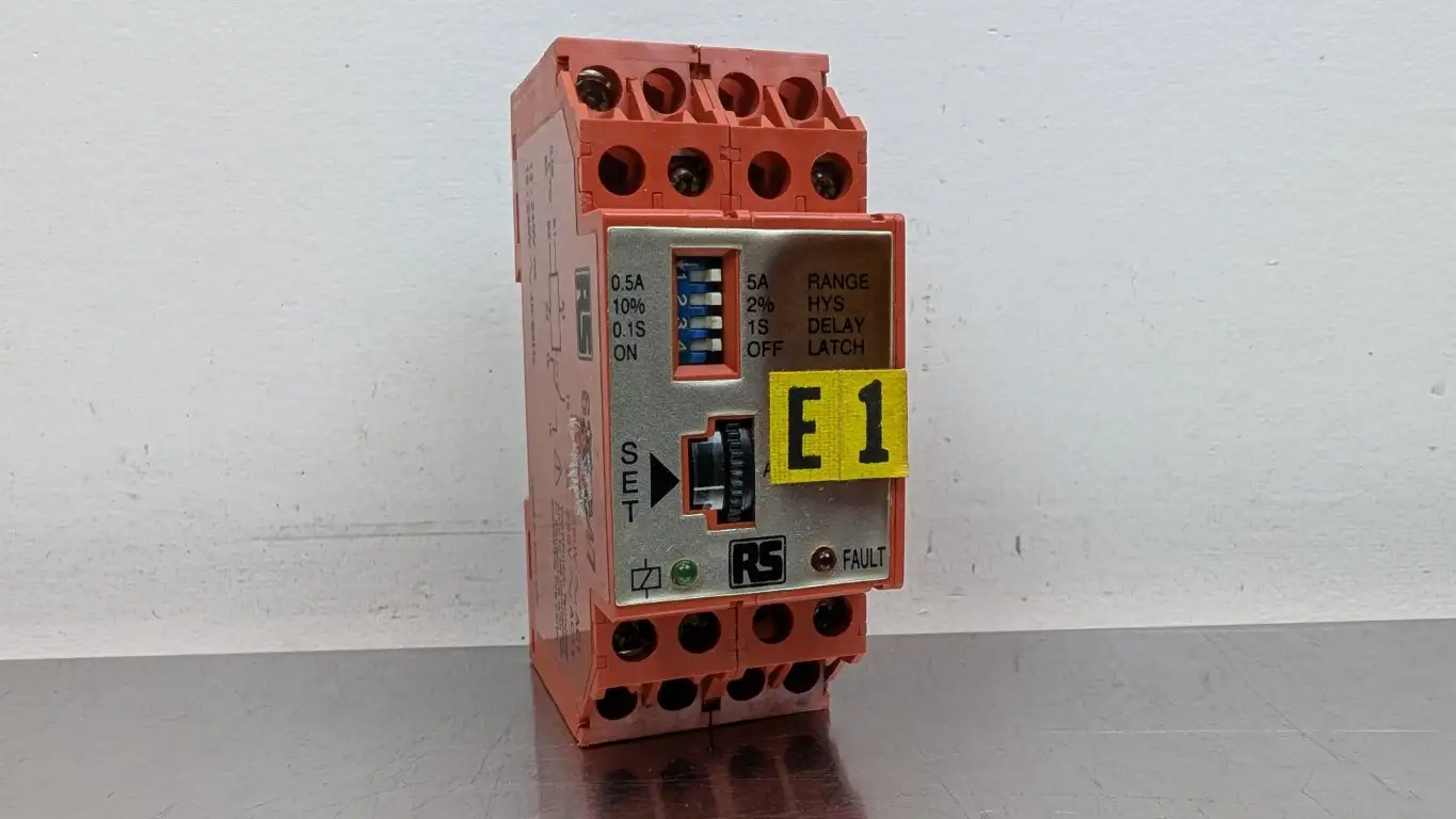 RS Components 629-847 Current Monitoring Relay 12-240VDC/18-240VAC