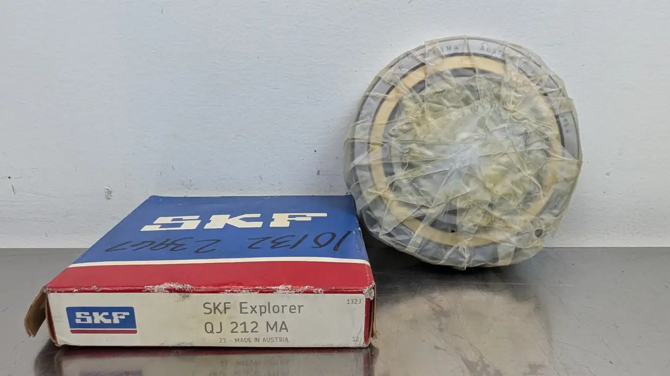 SKF QJ 212 MA Four-Point Contact Ball Bearing 60mm ID 110mm OD 22mm Wide 35°