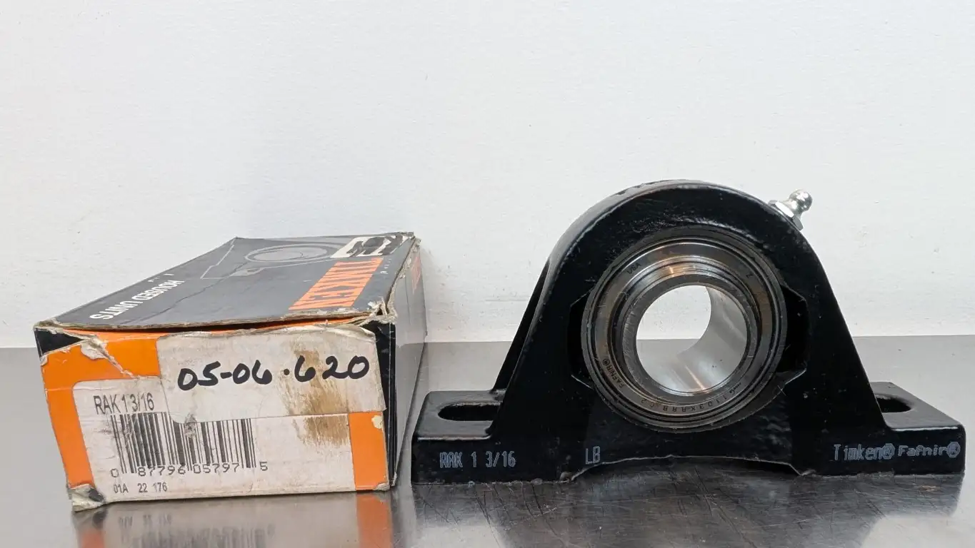 Timken RAK1-3/16 Pillow Block Bearing no Locking Collar 1-3/16″ ID