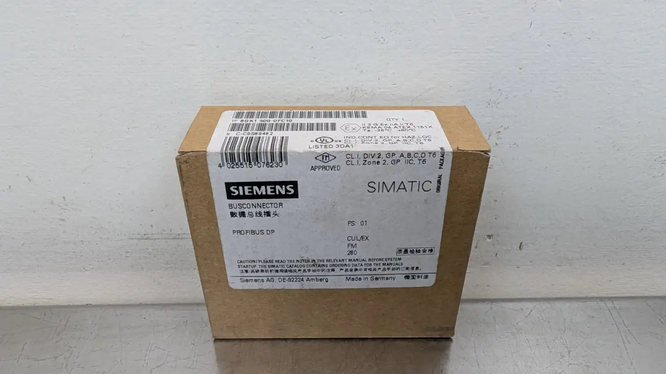 Siemens 6GK1 500-0FC10 Busconnector Simatic Profibus DP