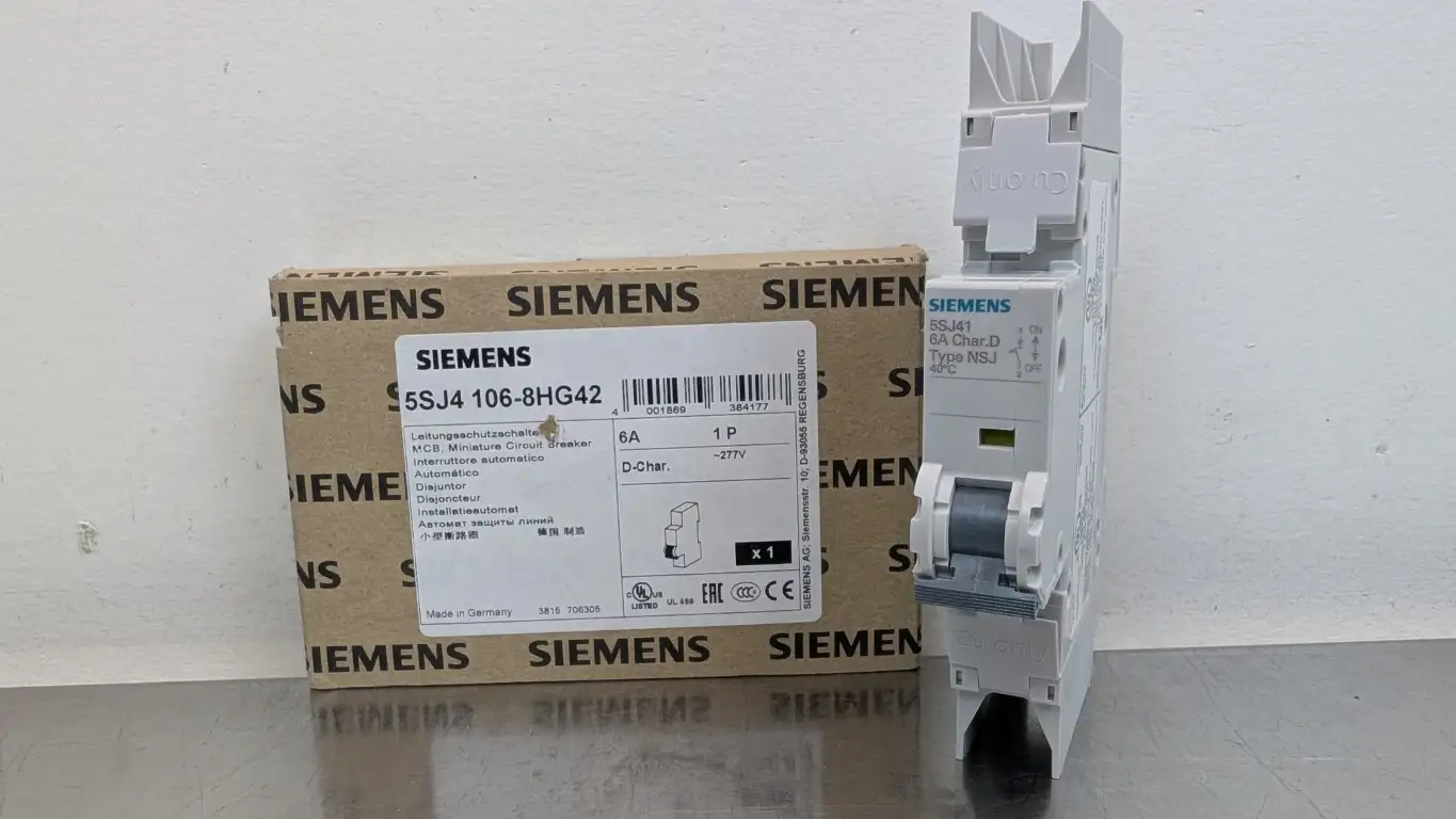 Siemens 5SJ4106-8HG42 Miniature Circuit Breaker 230VAC 6A