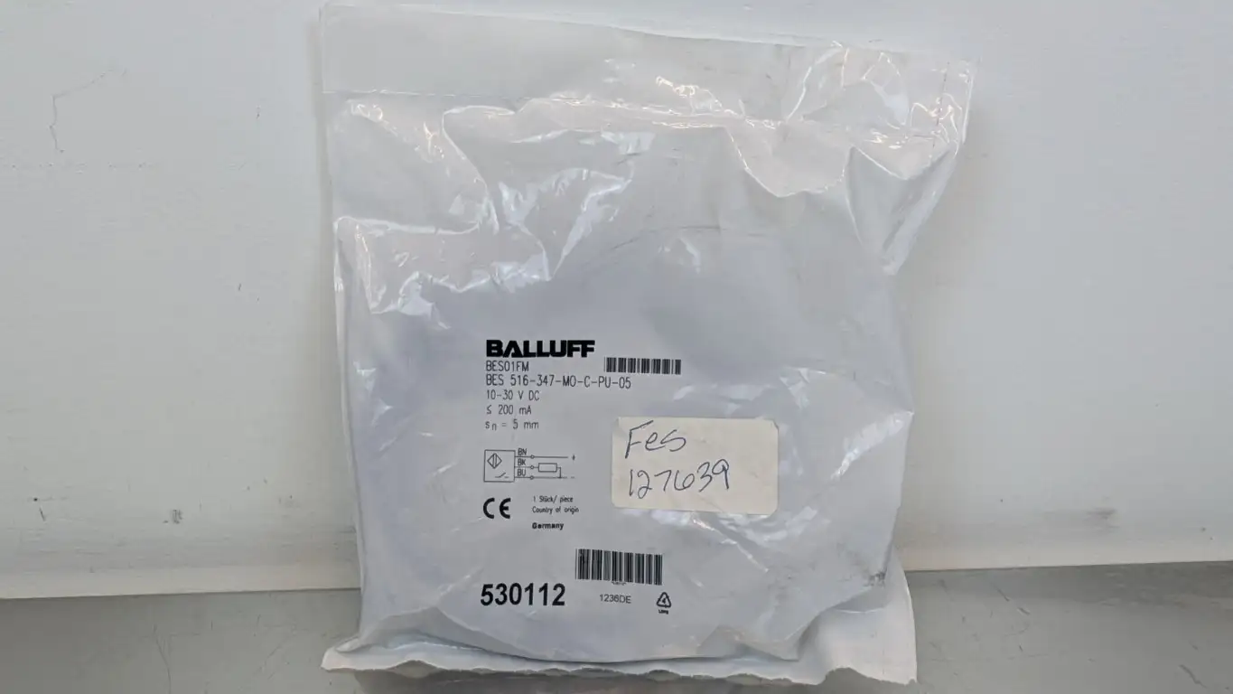 Balluff BES01FM Inductive Proximity Sensor BES 516-347-MO-C-PU-05 5mm