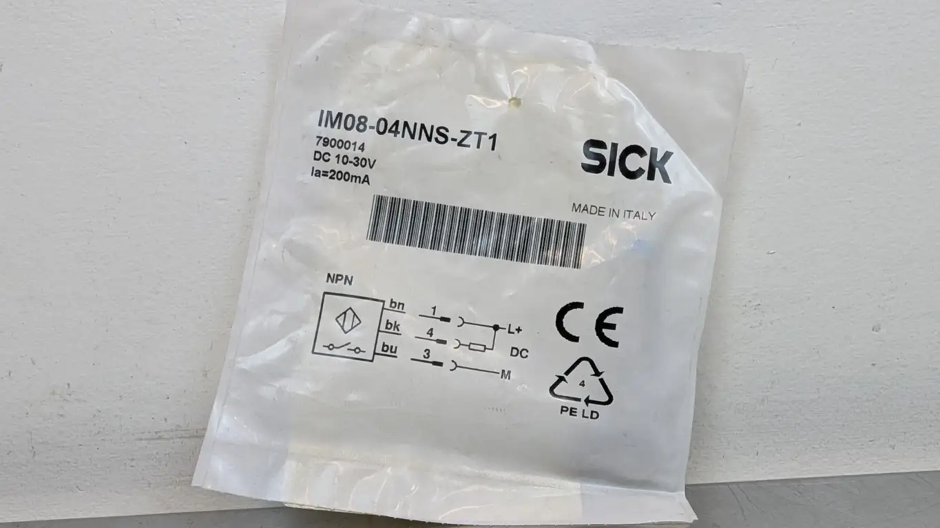 Sick IM08-04NNS-ZT1 Proximity Sensor 7900014 4mm 10-30VDC M8 x 1 Ø 8mm