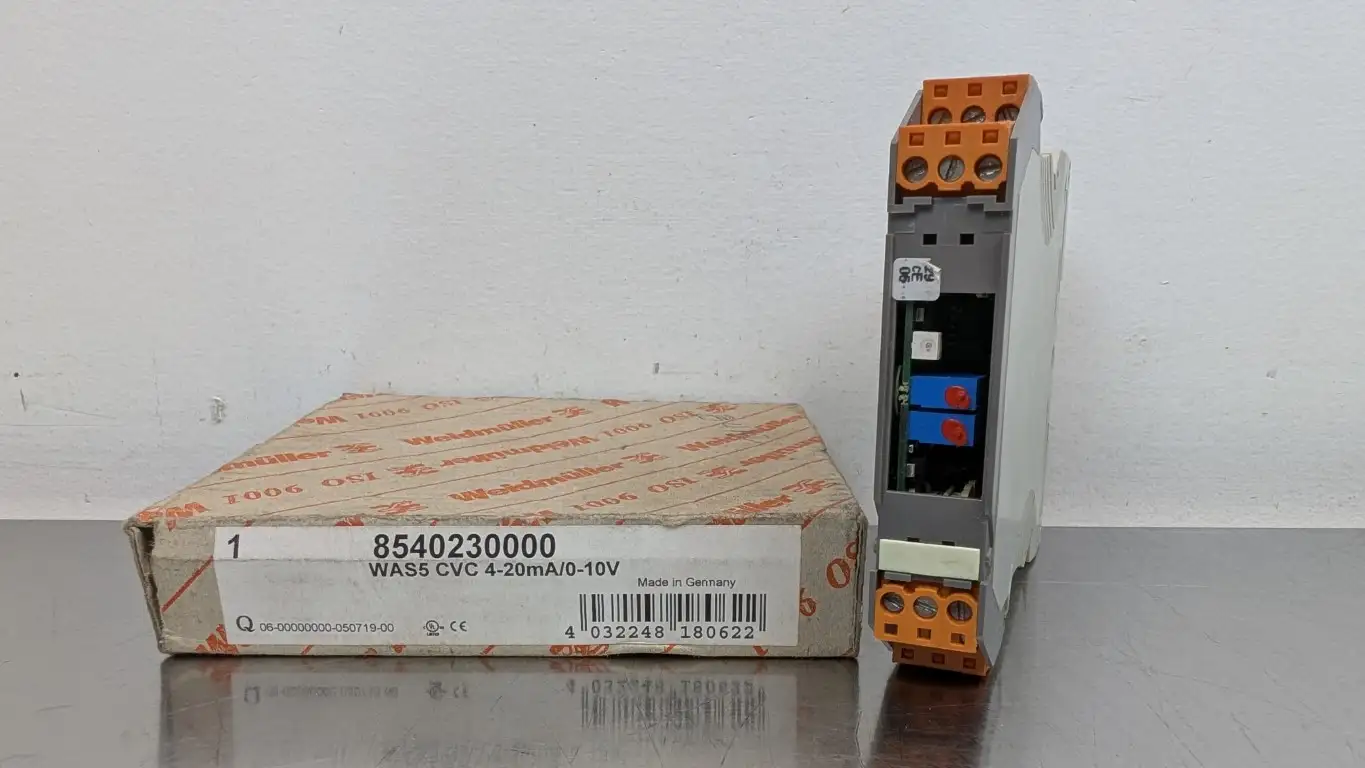 Weidmuller 8540230000 Signal Converter/Insulator WAS5 CVC 4-20mA/0-10V
