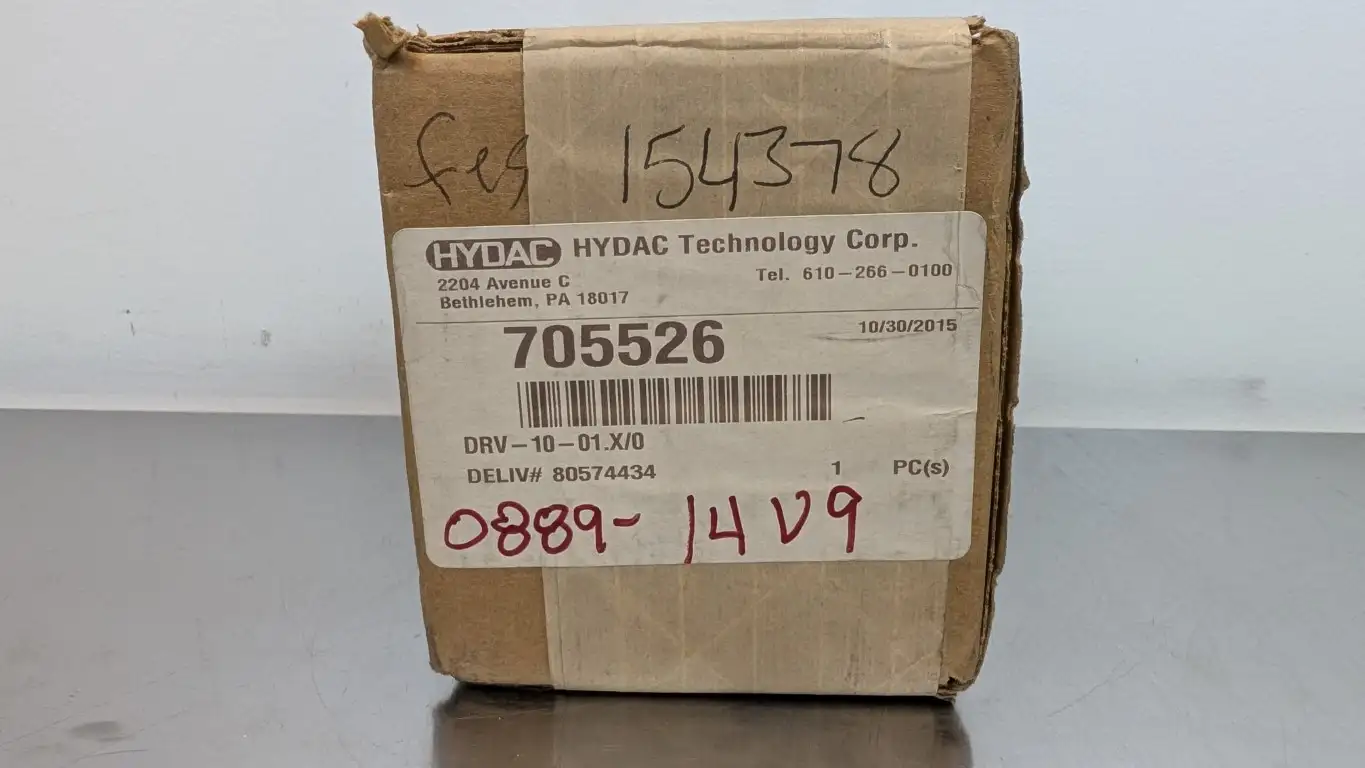 Hydac 705526 Flow Control Valve DRV-10-01.X/0 5000 PSI 345 bar