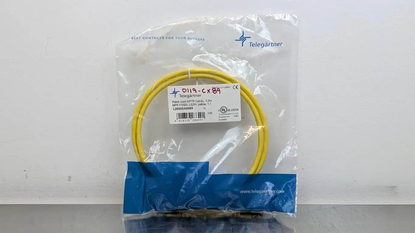 Telegartner L00000A0085 Patch Cord Cat 6A 1m Yellow