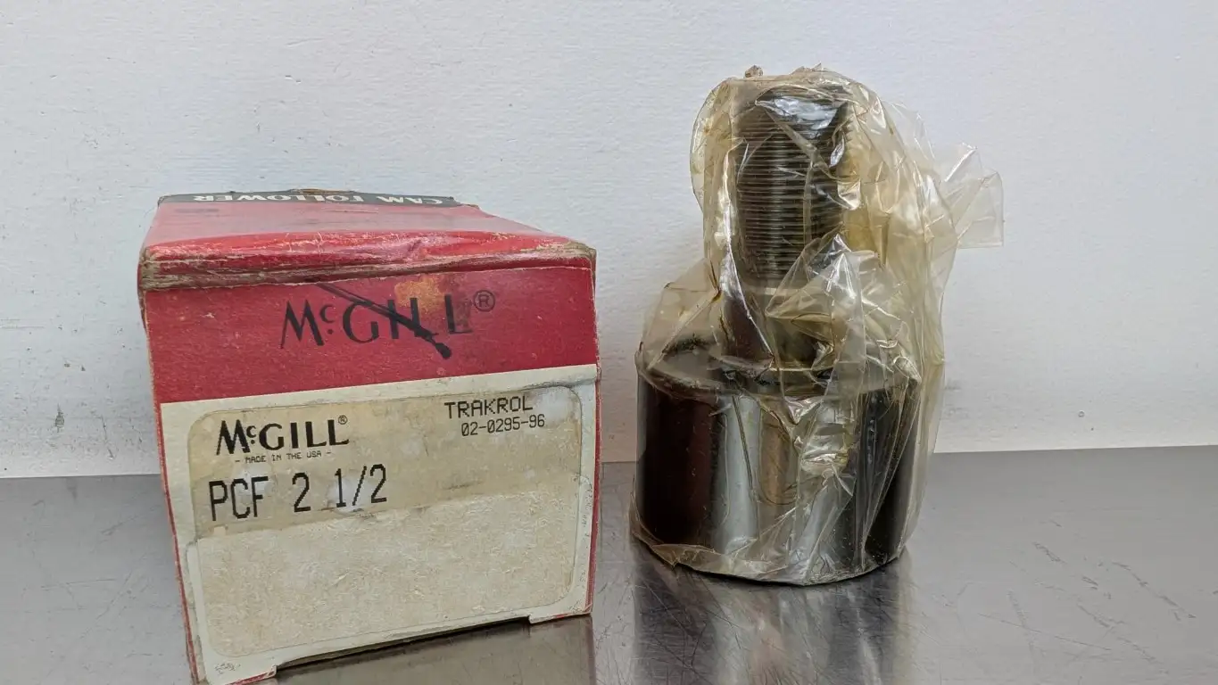 McGill PCF 2 1/2 Cam Follower 2.5″ Roller Dia OD 1.6875″ Roller Wide