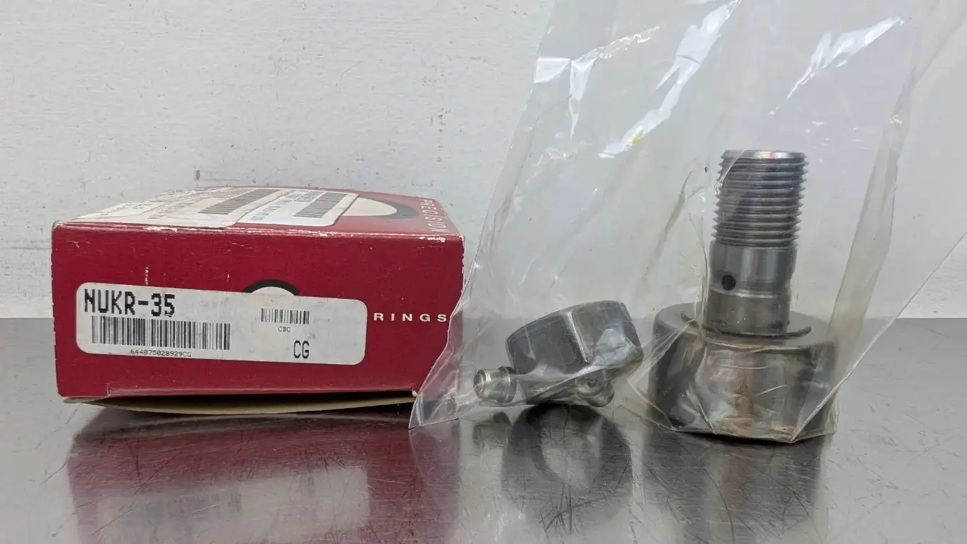 Consolidated NUKR-35 Cam Follower 16mm ID 35mm Roller OD x 32.5 thread 52mm Overall Long Torrington