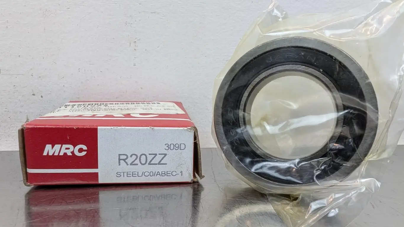 MRC R20ZZ Deep Groove Ball Bearing 1.25″ ID 2.25″ OD 0.5″ Wide