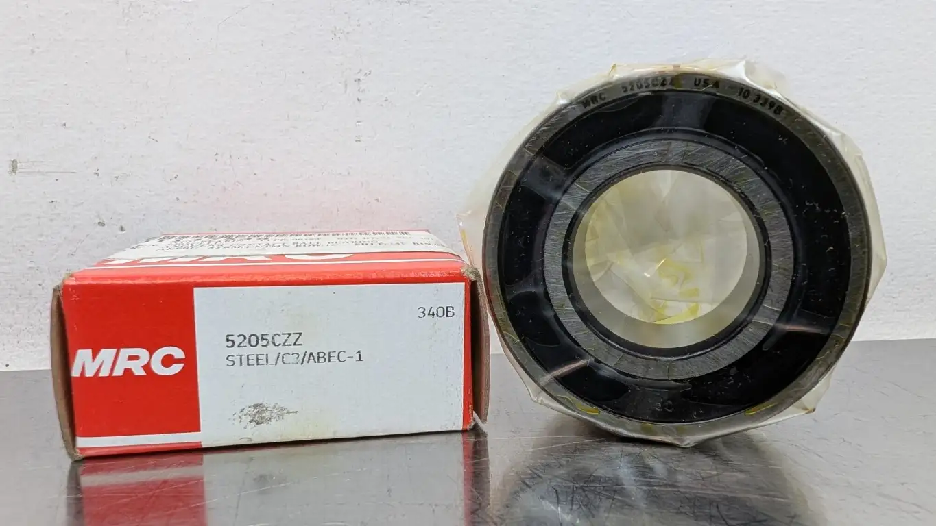 MRC 5205CZZ Angular Contact Bearing 22mm ID 52mm OD 0.8125″ Wide 30°