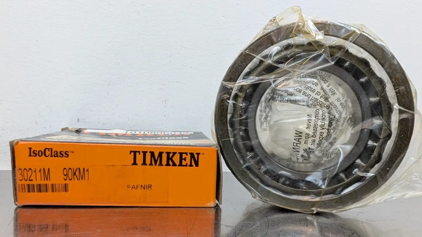 Timken 30211M 90KM1 Tapered Roller Bearing Cone & Cup 55mm ID 100mm OD 21mm Wide Fafnir